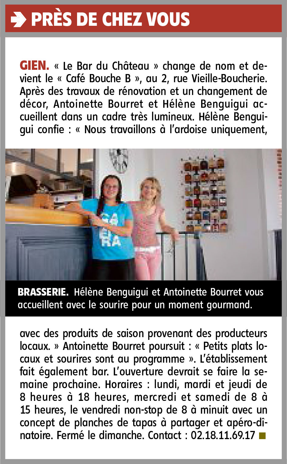 Café Bouche B république du centre